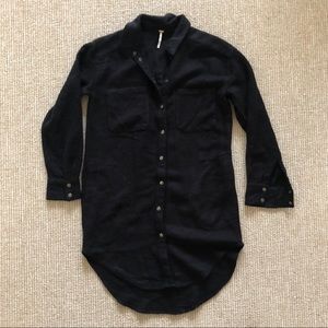 Free People Oversized Snap Tunic